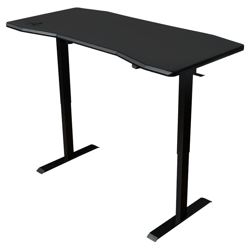 Γραφείο gaming Nitro Concepts Gaming Desk D16E NC-GP-DK-008, Carbon Black, 1600x800, ηλεκτρικά ρυθμιζόμενο καθ' ύψος