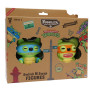 P.m.i. Kids World Fuggler S2 Swap & Style Φιγούρες - Σετ 2 τεμαχίων (Leonardo & Michelangelo)