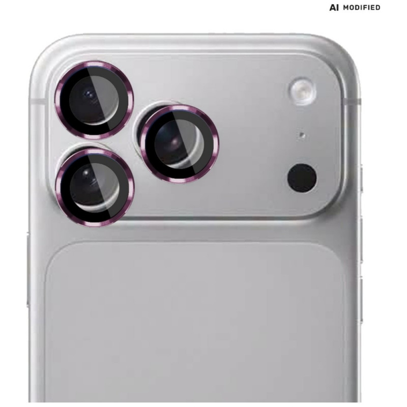 3MK Lens Protection Pro Apple iPhone 18 Pro / 18 Pro Max προστασία φακού κάμερας, tempered glass, Burgundy