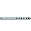 EFB Elektronik SB-FP-6SC-S-OM4 Μπροστινό Πάνελ Οπτικών Ινών για Τοποθέτηση σε Rack, 1U, Γκρι, Μεταλλικό, 432 mm