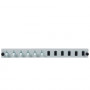 EFB Elektronik SB-FP-6SC-S-OM4 Μπροστινό Πάνελ Οπτικών Ινών για Τοποθέτηση σε Rack, 1U, Γκρι, Μεταλλικό, 432 mm