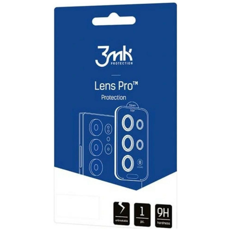 3MK Lens Protection Pro προστατευτικό φακού κάμερας για Samsung Galaxy Z Flip 8, μαύρο