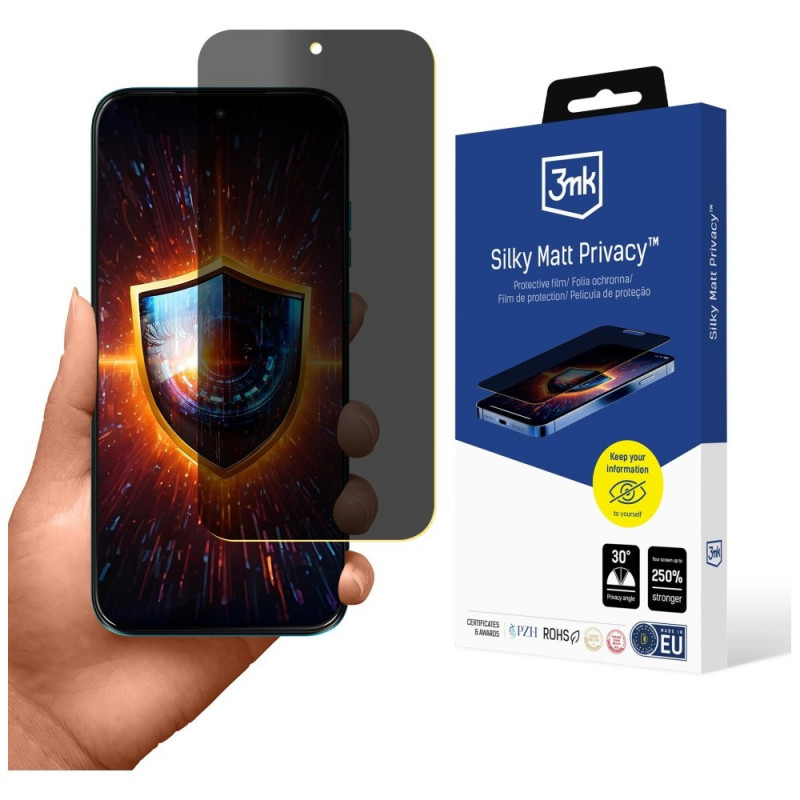 3MK Silky Matt Privacy ματ μεμβράνη προστασίας οθόνης κατά της παρακολούθησης για Motorola Moto G87