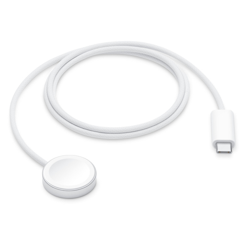 Καλώδιο φόρτισης Apple Watch Magnetic Fast Charger σε USB-C (1 m), λευκό, ML434ZM/A