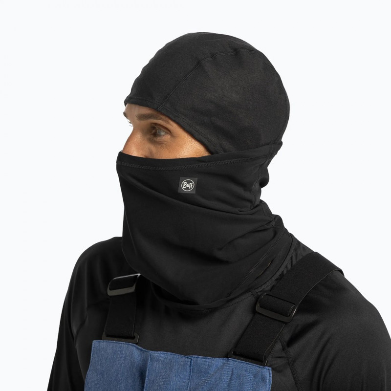 BUFF Tech Fleece Hinged Balaclava Μονόχρωμο Μαύρο