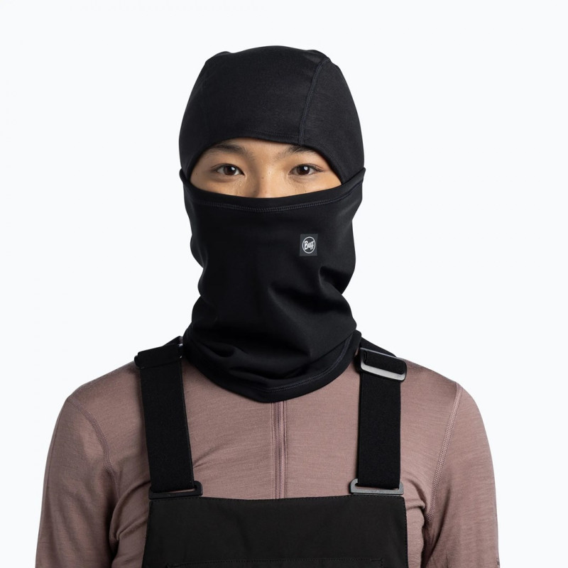 BUFF Tech Fleece Hinged Balaclava Μονόχρωμο Μαύρο
