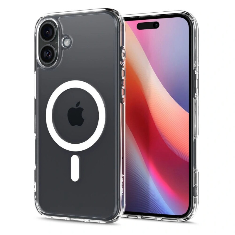 Θήκη Spigen Ultra Hybrid Mag MagSafe για Apple iPhone 16, Λευκό