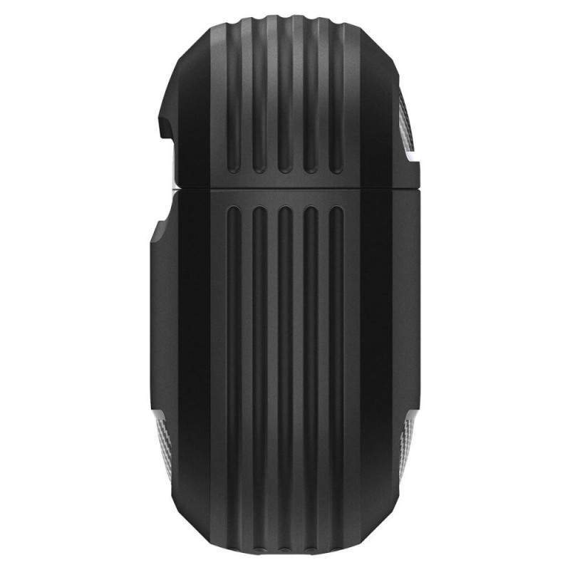 Θήκη Spigen Rugged Armor για Apple AirPods 4, μαύρη ματ