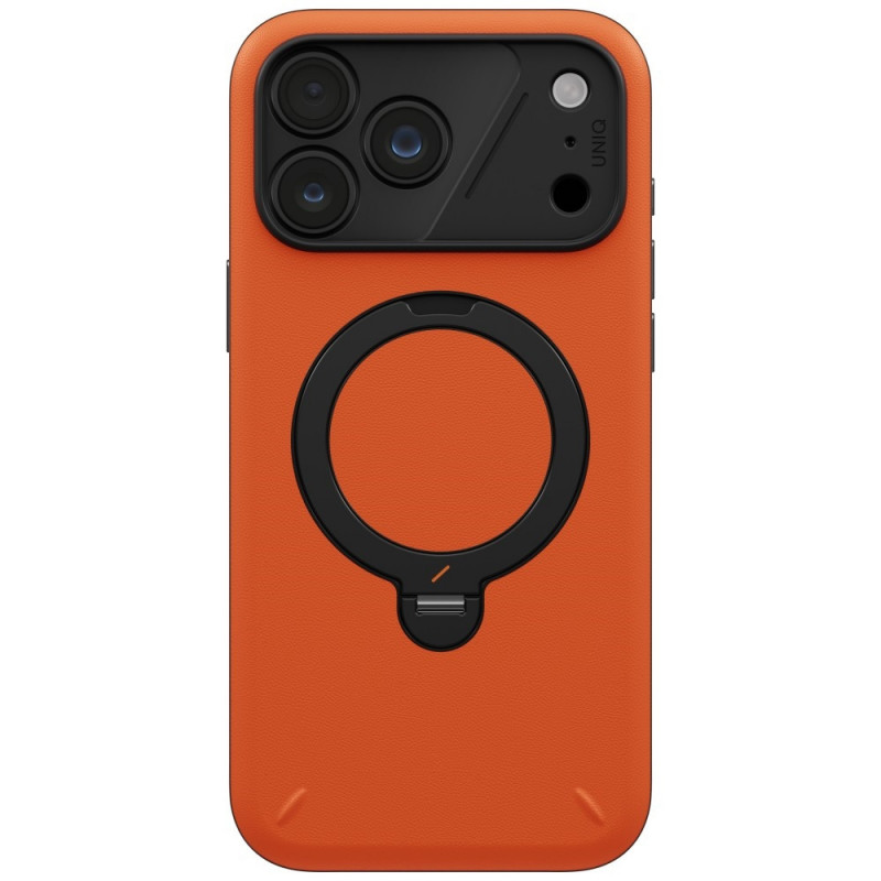 Θήκη UNIQ Elix για Apple iPhone 18 Pro Max / 17 Pro Max, περιστρεφόμενο kickstand 360°, πορτοκαλί