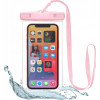 Tech-Protect Universal Αδιάβροχη Θήκη UWC7 (THP1183PINK) για συσκευές έως 6.9", Ροζ