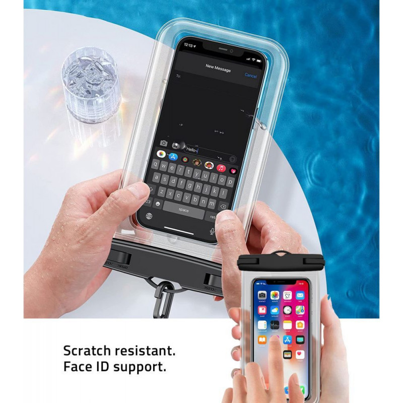 Tech-Protect Universal Αδιάβροχη Θήκη UWC7 (THP1183PINK) για συσκευές έως 6.9", Ροζ