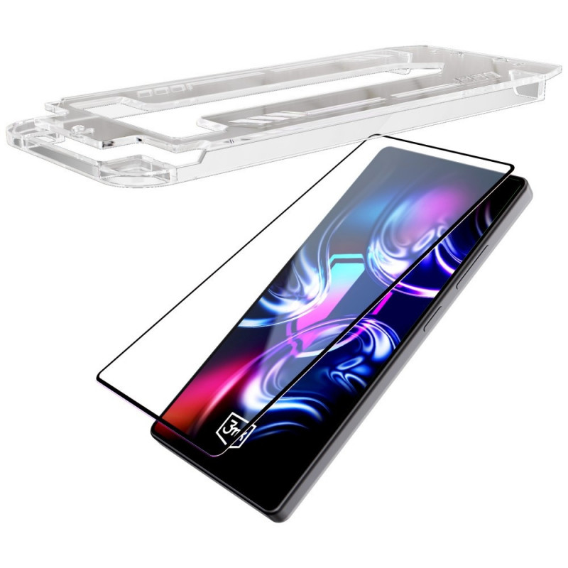 3MK HardGlass Max αντιθαμβωτικό γυαλί με εφαρμογέα για Samsung Galaxy S26 Ultra, μαύρο
