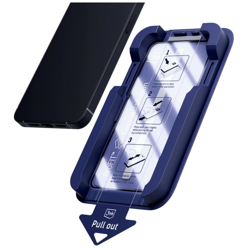 3MK HardGlass Max Ενισχυμένο Γυαλί με Εφαρμογέα για Samsung Galaxy S24+ / S25+, μαύρο