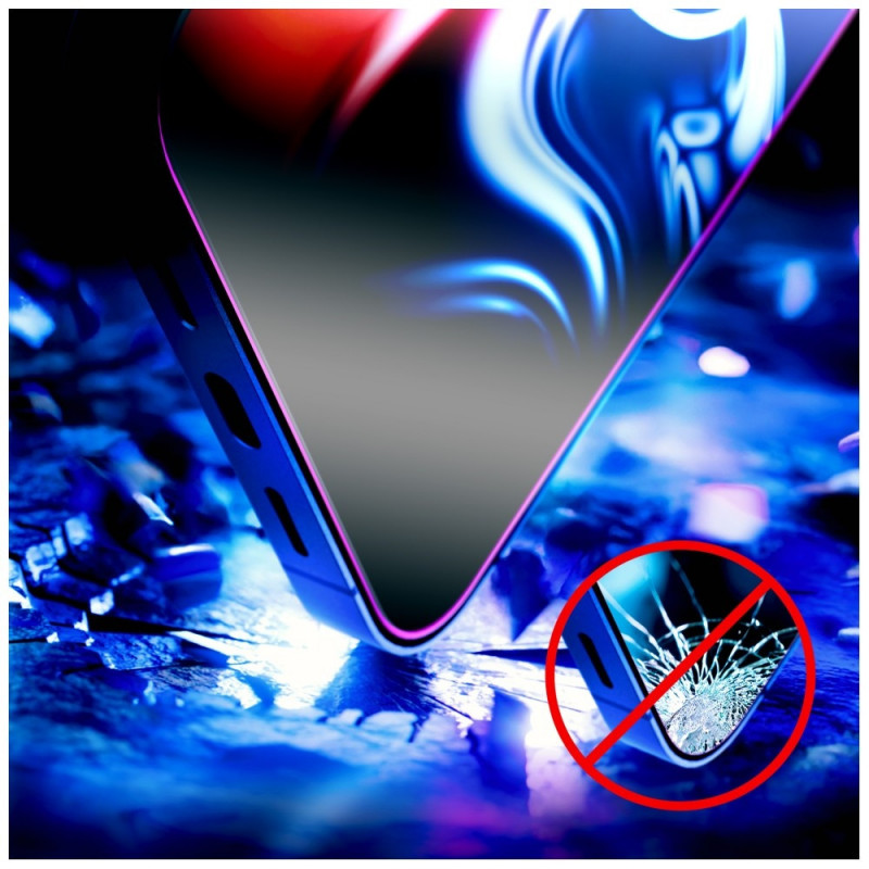 3MK HardGlass Max Ενισχυμένο Γυαλί με Εφαρμογέα για Apple iPhone 16 Pro / 17, μαύρο