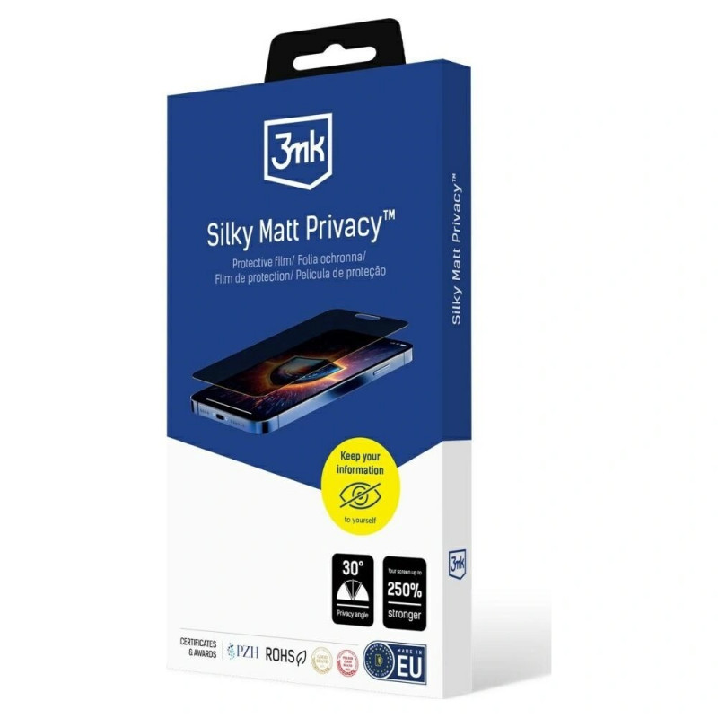3MK Silky Matt Privacy ματ μεμβράνη προστασίας οθόνης κατά της παρακολούθησης για Samsung Galaxy S25+