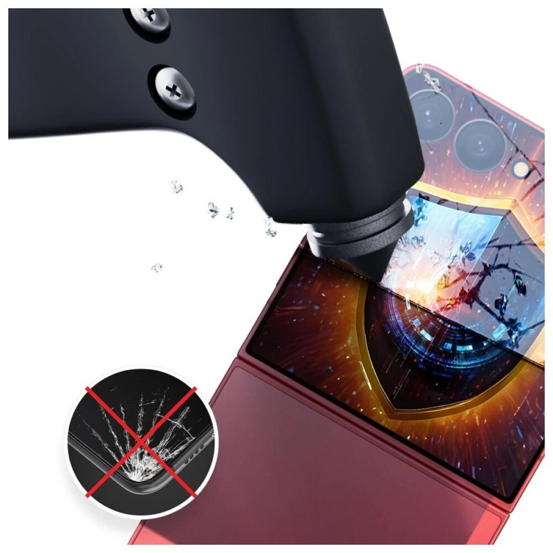 Μεμβράνη προστασίας οθόνης 3MK Silky Matt Privacy για Samsung Galaxy Z Flip7