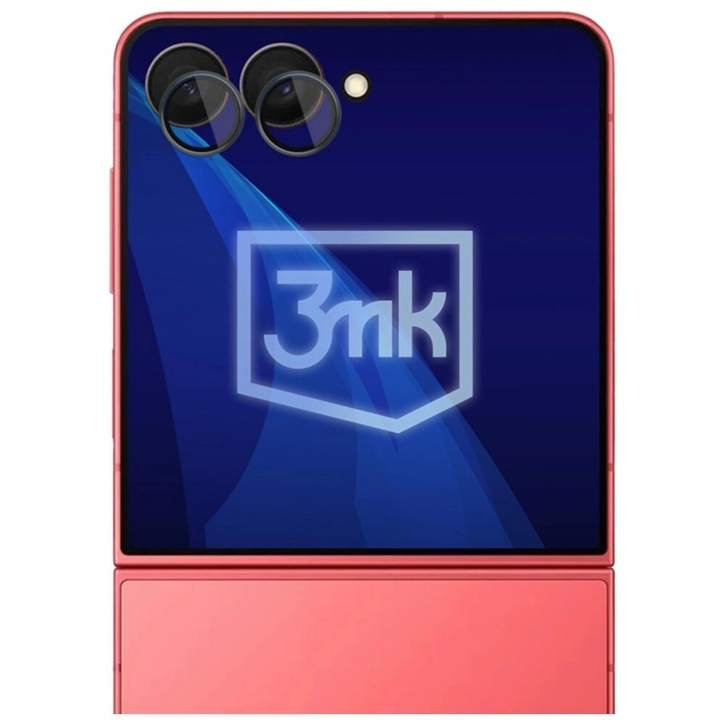 3MK Lens Protection Pro γυαλί προστασίας φακού κάμερας για Samsung Galaxy Z Flip7, μαύρο