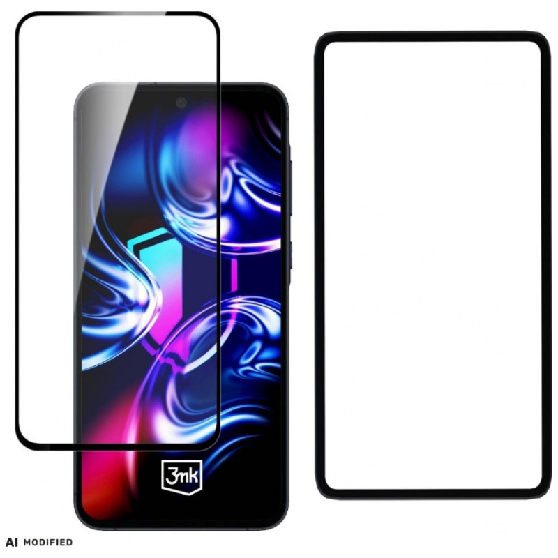 3MK HardGlass Max σκληρυμένο γυαλί με πλαίσιο τοποθέτησης για Samsung Galaxy A35 / A55 5G