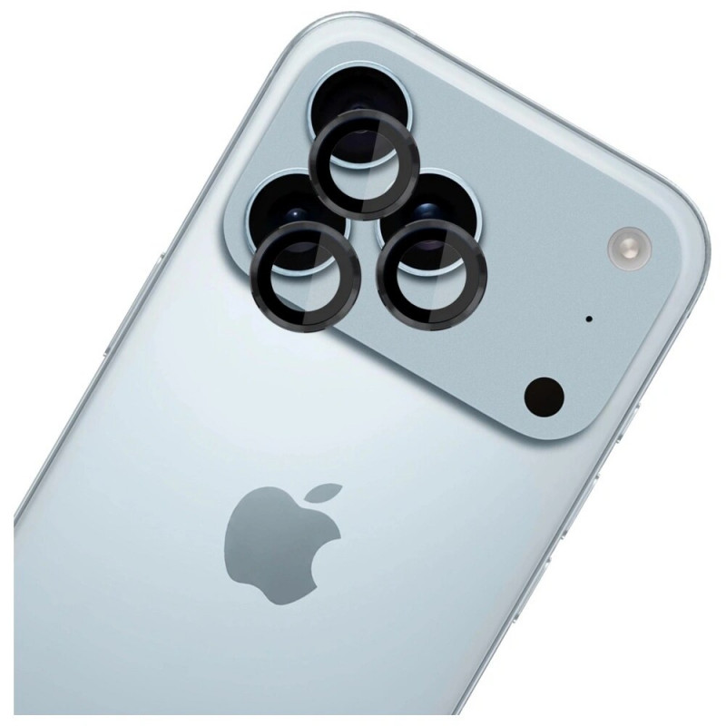 3MK Lens Protection Pro γυαλί προστασίας φακού κάμερας για Apple iPhone 17 Pro / 17 Pro Max, μαύρο
