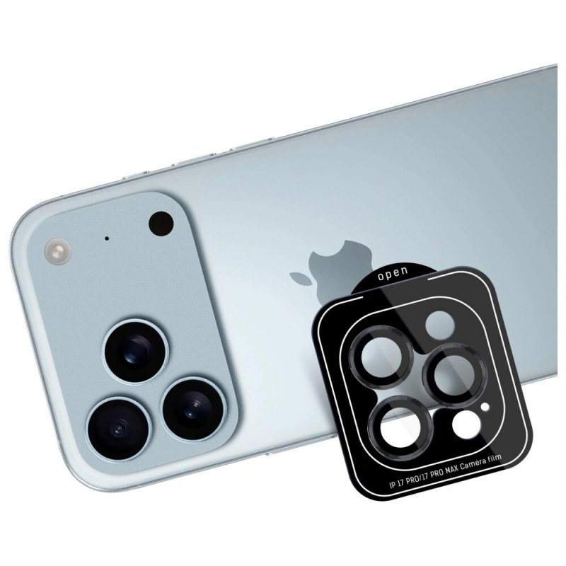 3MK Lens Protection Pro γυαλί προστασίας φακού κάμερας για Apple iPhone 17 Pro / 17 Pro Max, μαύρο