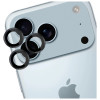 3MK Lens Protection Pro γυαλί προστασίας φακού κάμερας για Apple iPhone 17 Pro / 17 Pro Max, μαύρο