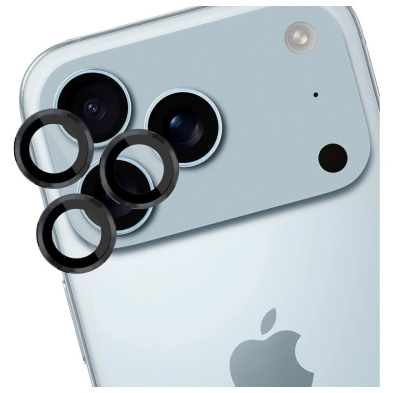 3MK Lens Protection Pro γυαλί προστασίας φακού κάμερας για Apple iPhone 17 Pro / 17 Pro Max, μαύρο