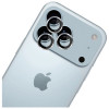 Γυαλί προστασίας φακού κάμερας 3MK Lens Protection Pro για Apple iPhone 17 Pro / 17 Pro Max, ασημί
