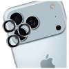 Γυαλί προστασίας φακού κάμερας 3MK Lens Protection Pro για Apple iPhone 17 Pro / 17 Pro Max, ασημί