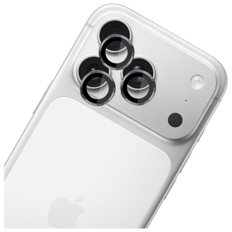 3MK Lens Protection Pro προστατευτικό φακού κάμερας από σκληρυμένο γυαλί για Apple iPhone 17 Pro / 17 Pro Max, γκρι