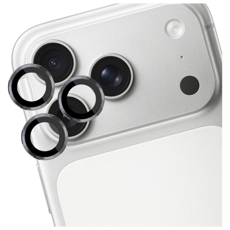 3MK Lens Protection Pro προστατευτικό φακού κάμερας από σκληρυμένο γυαλί για Apple iPhone 17 Pro / 17 Pro Max, γκρι