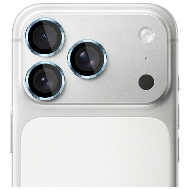 3MK Lens Protection Pro προστατευτικό φακού κάμερας από σκληρυμένο γυαλί για Apple iPhone 17 Pro / 17 Pro Max, ανοιχτό μπλε