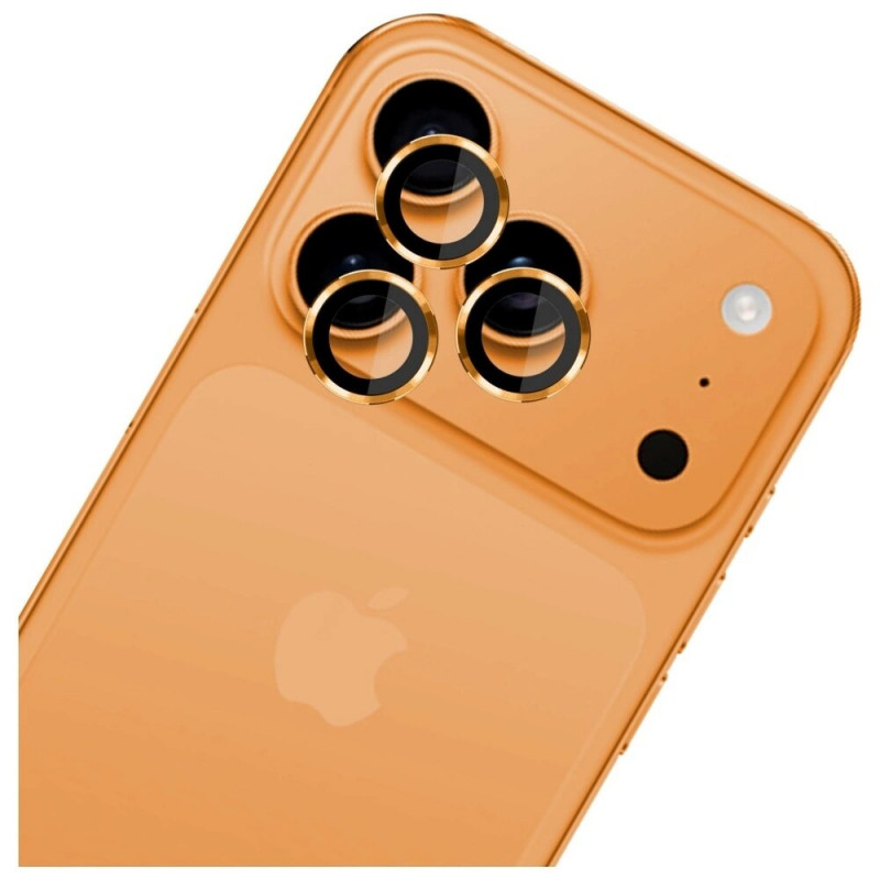 3MK Lens Protection Pro tempered glass για φακό κάμερας για Apple iPhone 17 Pro / 17 Pro Max, πορτοκαλί