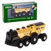 BRIO World χρυσή ατμομηχανή με μπαταρία, φως και ήχο (33630)