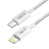 Tech-Protect Ultraboost Lite Καλώδιο USB-C / Lightning PD27W/3A 200 cm, Cool Grey