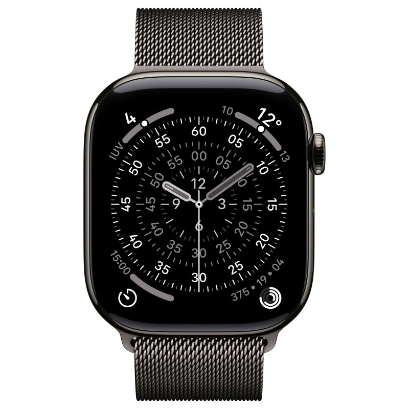 Apple Watch Series 11 GPS + Cellular 5G 42mm θήκη τιτανίου, χρυσό, MFD44QL/A