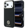 Guess GUE005537-0 Grained Round Strass Logo MagSafe θήκη για Apple iPhone 18 Pro Max / 17 Pro Max, μαύρη