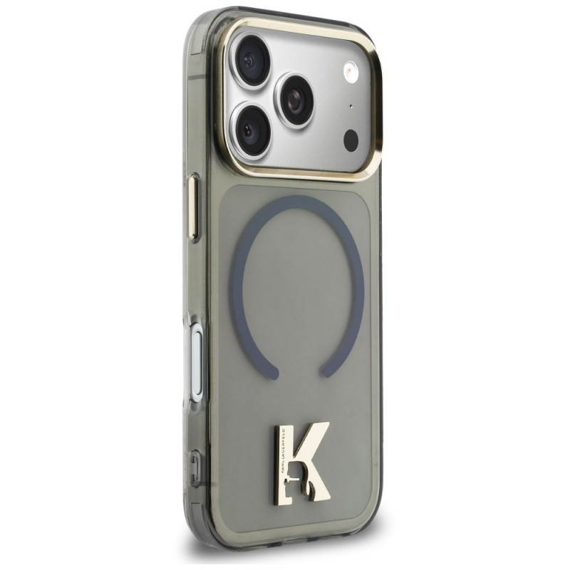 Θήκη Karl Lagerfeld IML K Head KF003410-0 για Apple iPhone 18 Pro Max / 17 Pro Max, μαύρη