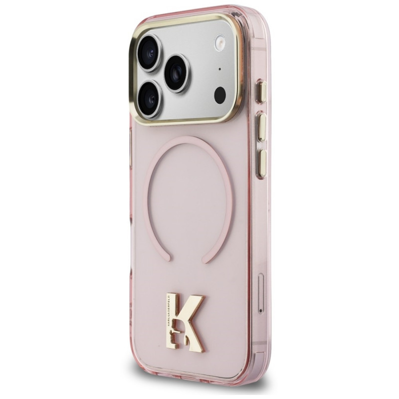 Θήκη Karl Lagerfeld IML K Head KF003412 για Apple iPhone 18 Pro Max / 17 Pro Max, ροζ