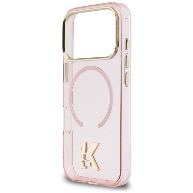Θήκη Karl Lagerfeld IML K Head KF003412 για Apple iPhone 18 Pro Max / 17 Pro Max, ροζ