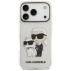Θήκη Karl Lagerfeld IML NFT Glitter Karl&Choupette KF003400 για Apple iPhone 18 Pro Max / 17 Pro Max, διαφανής