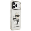 Θήκη Karl Lagerfeld IML NFT Glitter Karl&Choupette KF003400 για Apple iPhone 18 Pro Max / 17 Pro Max, διαφανής