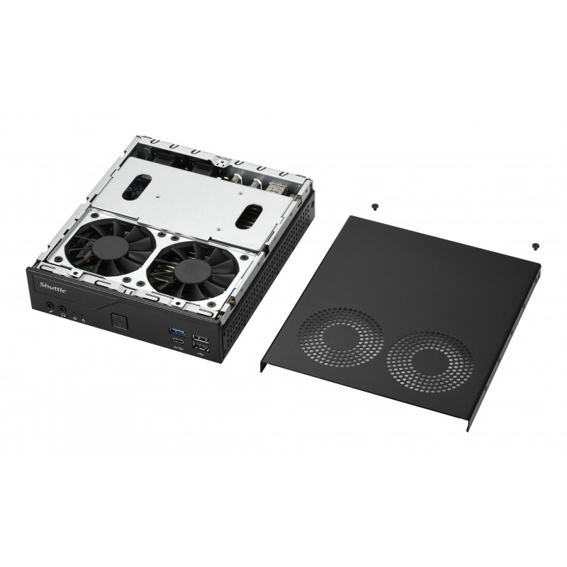 Shuttle DH610V2 XPC Slim Barebone Μίνι PC, LGA1700, 8 GB DDR5 RAM, μαύρο