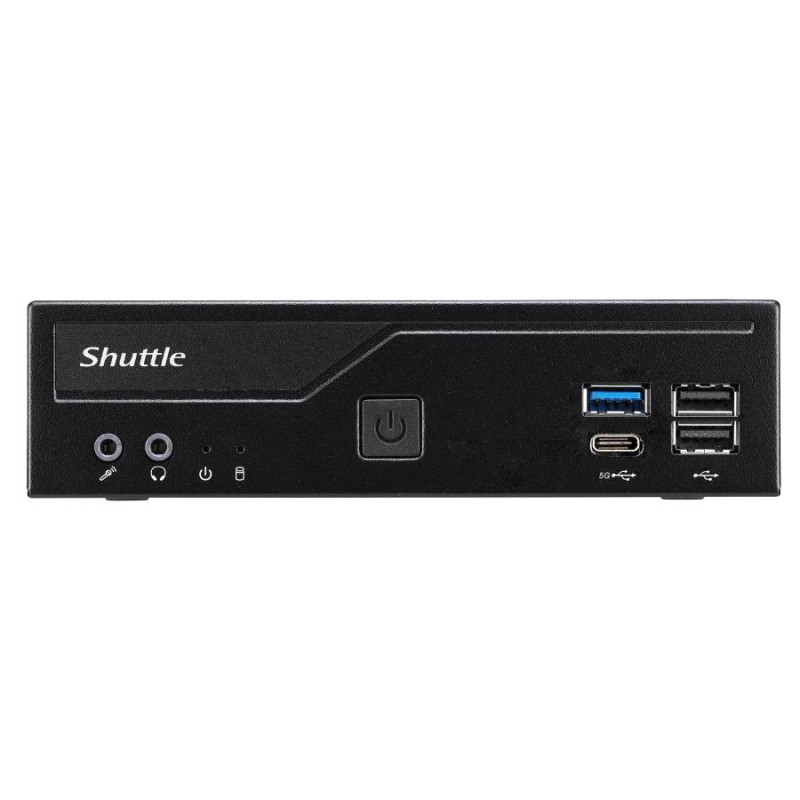 Shuttle DH610V2 XPC Slim Barebone Μίνι PC, LGA1700, 8 GB DDR5 RAM, μαύρο