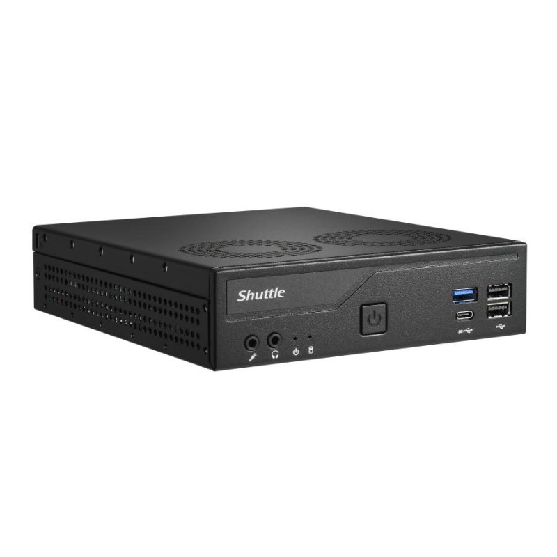 Shuttle DH610V2 XPC Slim Barebone Μίνι PC, LGA1700, 8 GB DDR5 RAM, μαύρο
