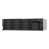 QNAP TS-h1655XeU-RP-8G NAS rack 16 θέσεων μικρού βάθους, 8 GB RAM, 2x 10GbE, πλεονάζον τροφοδοτικό