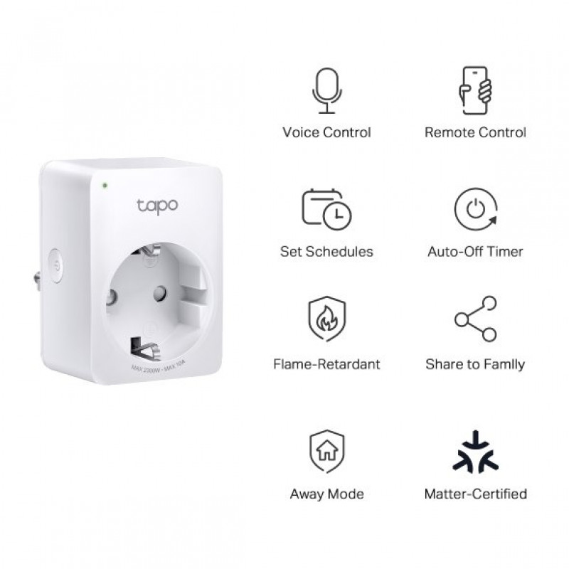 TP-Link Tapo P100M Mini έξυπνο φις Wi-Fi (EU)