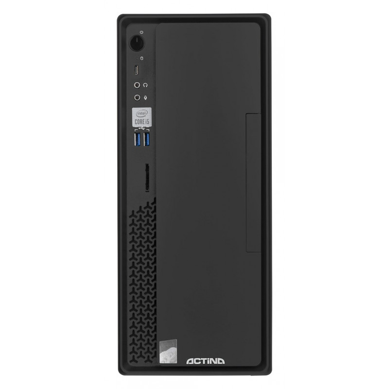 Actina Prime i3-12100 Επιτραπέζιος υπολογιστής Mini Tower, Intel Core i3-12100, 8 GB DDR4 RAM, 512 GB SSD, Windows 11 Home, Μαύρο