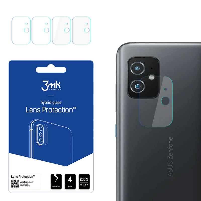 3MK Lens Protection Asus Zenfone 8 προστατευτικό γυαλί φακού κάμερας (4 τεμ.)