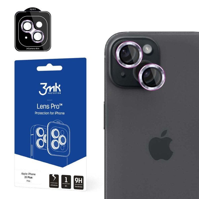 3MK Lens Protection Pro Apple iPhone 15 Plus, ροζ