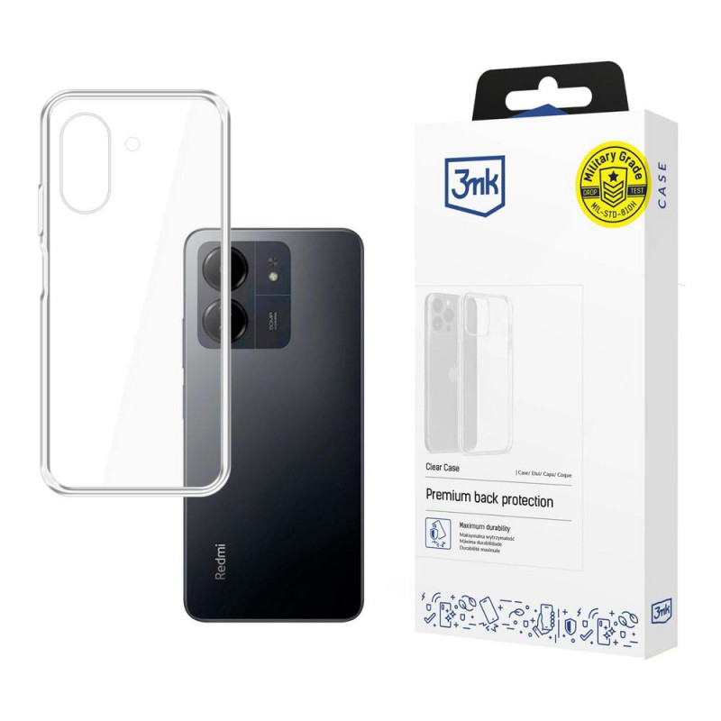 3MK Clear Case Redmi 13C / POCO C65 θήκη, διάφανη